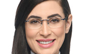 Load image into Gallery viewer, Blue Square Rimless Unisex Eyeglasses by Lenskart Air-211056