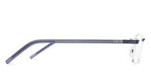 Load image into Gallery viewer, Matte Blue Square Rimless Unisex Eyeglasses by Lenskart Air-219354