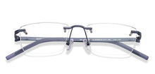 Load image into Gallery viewer, Matte Blue Square Rimless Unisex Eyeglasses by Lenskart Air-219354