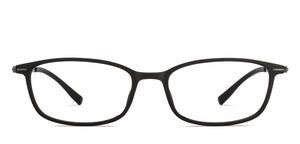 Black Rectangle Full Rim Unisex Eyeglasses by Lenskart Air Online-212326