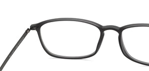 Black Rectangle Full Rim Unisex Eyeglasses by Lenskart Air Online-212331