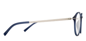 Blue Round Full Rim Unisex Eyeglasses by Lenskart Air-212335