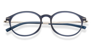 Blue Round Full Rim Unisex Eyeglasses by Lenskart Air-212335