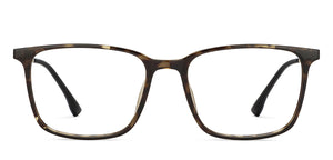 Tortoise Square Full Rim Unisex Eyeglasses by Lenskart Air-215401