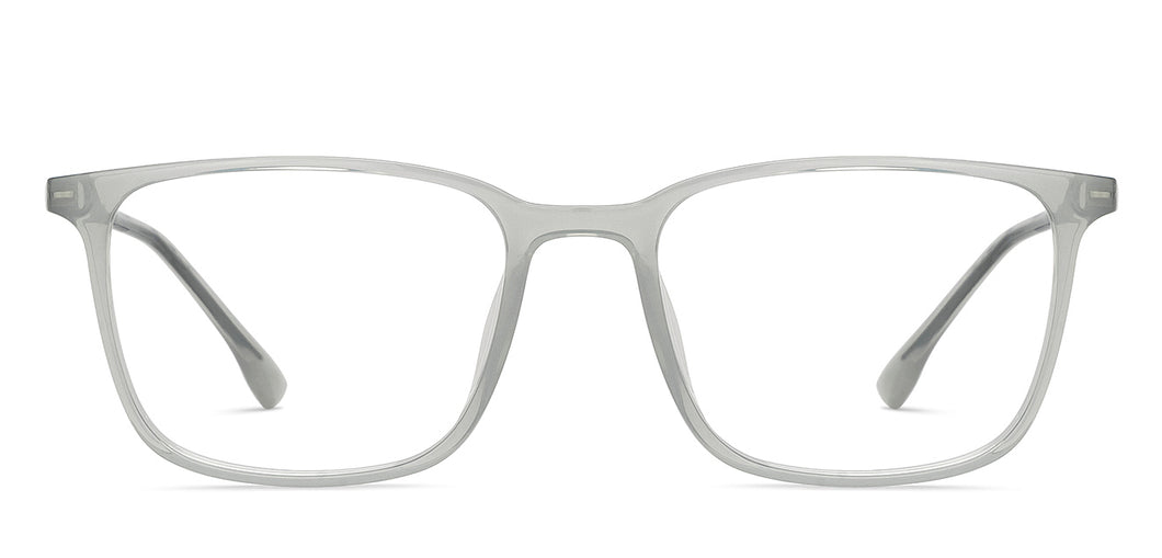 Grey Square Full Rim Unisex Eyeglasses by Lenskart Air-215402