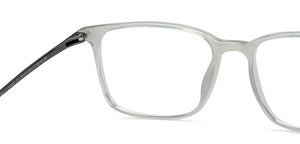 Grey Square Full Rim Unisex Eyeglasses by Lenskart Air-215402