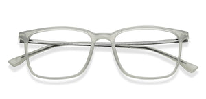 Grey Square Full Rim Unisex Eyeglasses by Lenskart Air-215402