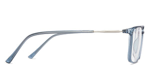 Blue Rectangle Full Rim Unisex Eyeglasses by Lenskart Air-215407