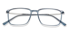 Load image into Gallery viewer, Blue Rectangle Full Rim Unisex Eyeglasses by Lenskart Air-215407