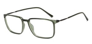 Transparent Rectangle Full Rim Unisex Eyeglasses by Lenskart Air-215422