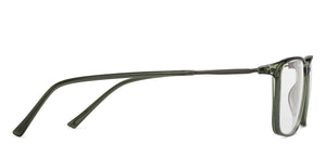 Transparent Rectangle Full Rim Unisex Eyeglasses by Lenskart Air-215422