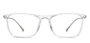 Transparent Rectangle Full Rim Unisex Eyeglasses by Lenskart Air-215408