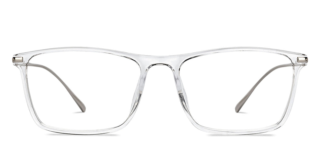 Transparent Rectangle Full Rim Unisex Eyeglasses by Lenskart Air-215408