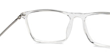 Load image into Gallery viewer, Transparent Rectangle Full Rim Unisex Eyeglasses by Lenskart Air-215408