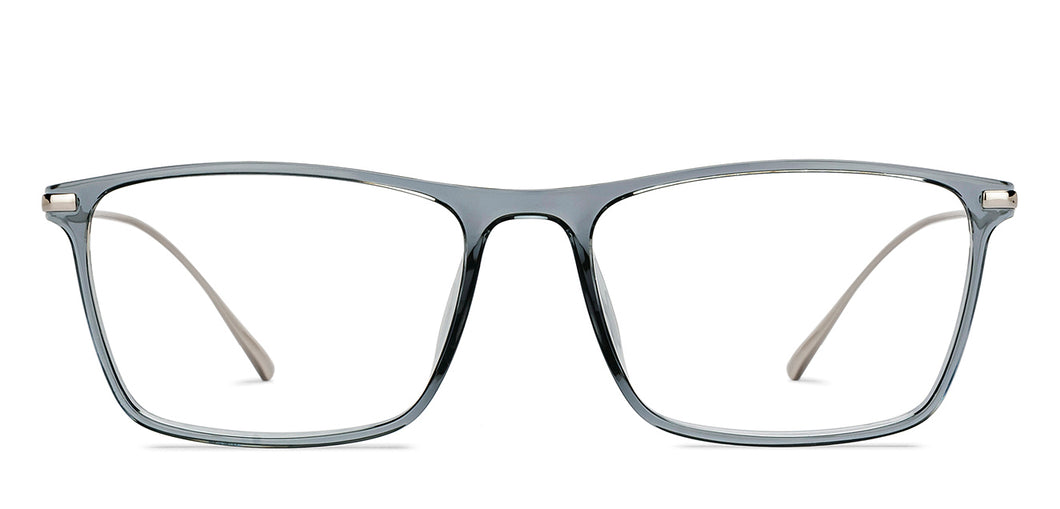 Transparent Rectangle Full Rim Unisex Eyeglasses by Lenskart Air-215409