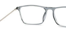 Load image into Gallery viewer, Transparent Rectangle Full Rim Unisex Eyeglasses by Lenskart Air-215409