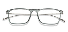 Load image into Gallery viewer, Transparent Rectangle Full Rim Unisex Eyeglasses by Lenskart Air-215409