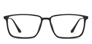 Black Rectangle Full Rim Unisex Eyeglasses by Lenskart Air-215410