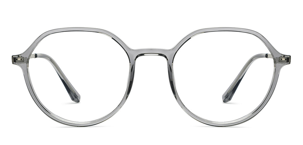 Transparent Round Full Rim Unisex Eyeglasses by Lenskart Air-215423