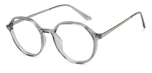 Transparent Round Full Rim Unisex Eyeglasses by Lenskart Air-215423