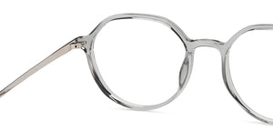 Transparent Round Full Rim Unisex Eyeglasses by Lenskart Air-215423