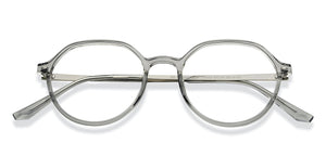 Transparent Round Full Rim Unisex Eyeglasses by Lenskart Air-215423