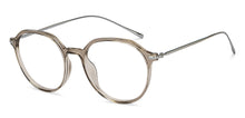 Load image into Gallery viewer, Brown Round Full Rim Unisex Eyeglasses by Lenskart Air-215414