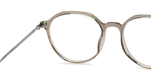 Brown Round Full Rim Unisex Eyeglasses by Lenskart Air-215414