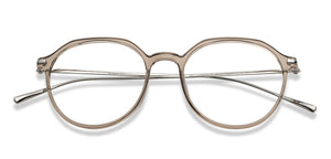 Brown Round Full Rim Unisex Eyeglasses by Lenskart Air-215414