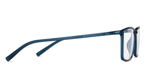 Blue Rectangle Full Rim Unisex Eyeglasses by Lenskart Air-215416
