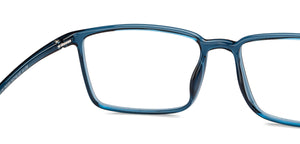 Blue Rectangle Full Rim Unisex Eyeglasses by Lenskart Air-215416