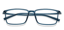 Load image into Gallery viewer, Blue Rectangle Full Rim Unisex Eyeglasses by Lenskart Air-215416