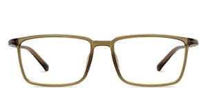 Brown Rectangle Full Rim Unisex Eyeglasses by Lenskart Air-215417