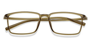 Brown Rectangle Full Rim Unisex Eyeglasses by Lenskart Air-215417