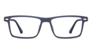 Blue Rectangle Full Rim Unisex Clip-on Eyeglasses by Lenskart Air-221161