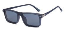 Load image into Gallery viewer, Blue Rectangle Full Rim Unisex Clip-on Eyeglasses by Lenskart Air-221161