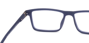 Blue Rectangle Full Rim Unisex Clip-on Eyeglasses by Lenskart Air-221161