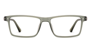 Grey Rectangle Full Rim Unisex Clip-on Eyeglasses by Lenskart Air-221162