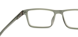 Grey Rectangle Full Rim Unisex Clip-on Eyeglasses by Lenskart Air-221162
