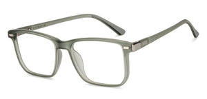 Grey Rectangle Full Rim Unisex Eyeglasses by Lenskart Air-221164