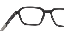 Load image into Gallery viewer, Black Rectangle Full Rim Unisex Clip-on Eyeglasses by Lenskart Air-221172