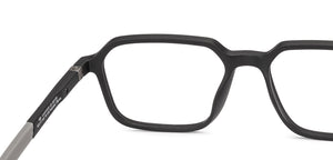 Black Rectangle Full Rim Unisex Clip-on Eyeglasses by Lenskart Air-221172