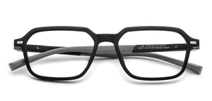 Black Rectangle Full Rim Unisex Clip-on Eyeglasses by Lenskart Air-221172