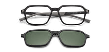 Load image into Gallery viewer, Black Rectangle Full Rim Unisex Clip-on Eyeglasses by Lenskart Air-221172