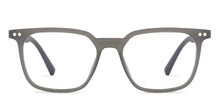 Load image into Gallery viewer, Grey Square Full Rim Unisex Clip-on Eyeglasses by Lenskart Air-221173