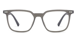Grey Square Full Rim Unisex Clip-on Eyeglasses by Lenskart Air-221173