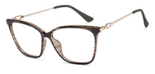 Load image into Gallery viewer, Brown Cat Eye Full Rim Women Eyeglasses by Lenskart Air-220234