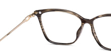 Load image into Gallery viewer, Brown Cat Eye Full Rim Women Eyeglasses by Lenskart Air-220234