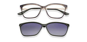 Brown Cat Eye Full Rim Women Eyeglasses by Lenskart Air-220234