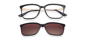 Black Square Full Rim Unisex Eyeglasses by Lenskart Air-220236
